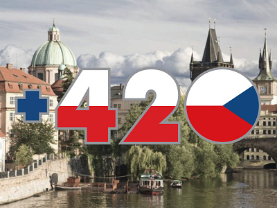 Czech Republic +420 420 brand czech czechia design europe graphic design identity logo republic travel visual