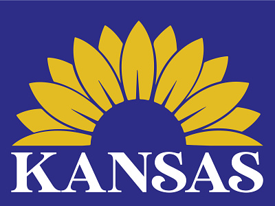 Kansas brand design graphic design identity kansas logo state sunflower travel visual