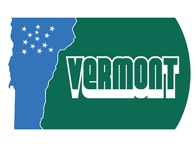 Vermont brand design graphic design green identity logo mountain new england republic state travel vermont visual