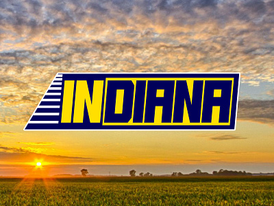 Indiana brand design graphic design identity indiana logo midwest state travel visual
