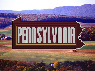 Pennsylvania brand chocolate commonwealth design graphic design identity logo pa penn pennsylvania state travel visual