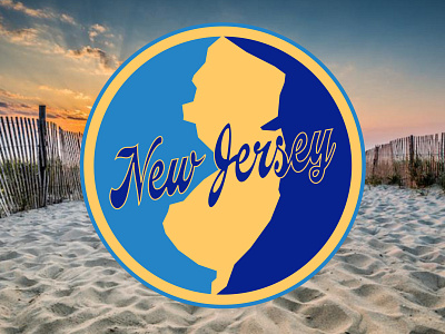 New Jersey brand buff design garden graphic design identity jersey logo new jersey nj state travel visual