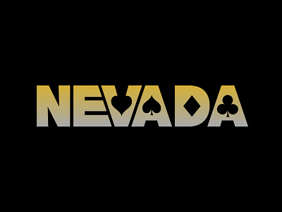 Nevada brand design gaming gold graphic design identity logo nevada state travel visual