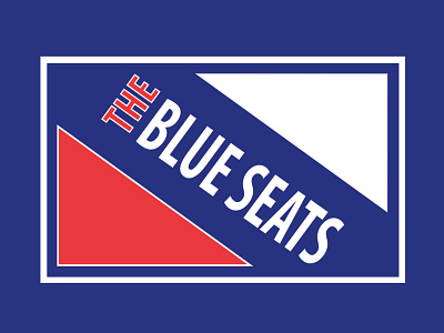 The Blue Seats blue brand design graphic design hockey ice identity logo madison square garden msg new york nhl nyc rangers seats sports visual