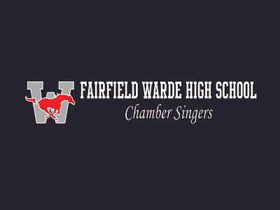 Fairfield Warde High School Chamber Singers brand chamber chorus connecticut design fairfield graphic design identity logo music new england song visual