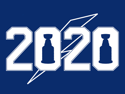Tampa Bay Lightning - 2020 Stanley Cup Champions 2020 brand champions design graphic design hockey ice identity lightning logo nhl sports stanley cup tampa bay visual
