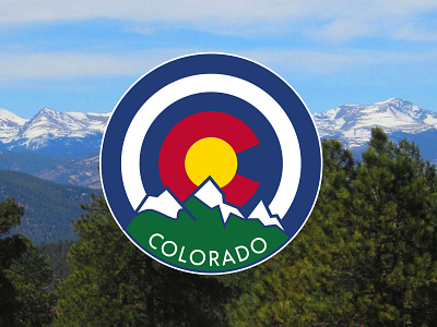 Colorado brand colorado design graphic design identity logo rocky mountains state travel visual