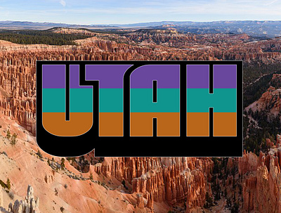 Utah brand design graphic design identity logo state travel utah visual