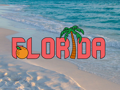 Florida brand citrus design florida graphic design identity logo palm tree state sun sunshine travel visual