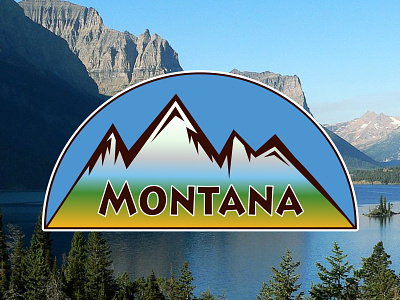 Montana big brand design graphic design identity logo montana sky travel visual