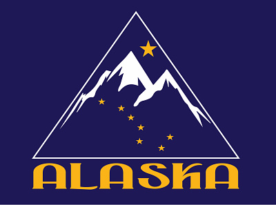 Alaska alaska arctic brand design frontier graphic design identity logo state travel visual