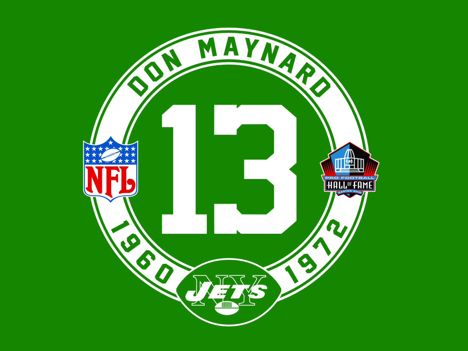 New York Jets - Don Maynard by Scott Verchin on Dribbble