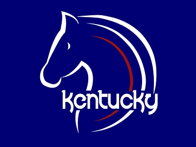 Kentucky bluegrass brand commonwealth design graphic design horse identity kentucky logo state travel visual