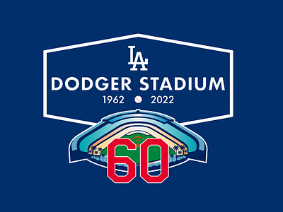 Minimalist Dodger Stadium Los Angeles Dodgers - S. Preston – S. Preston Art  + Designs