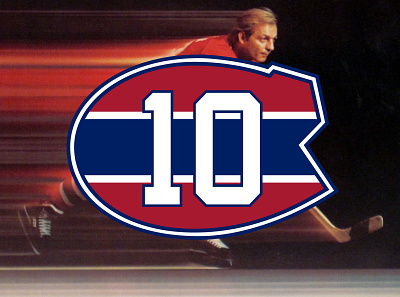 Guy Lafleur brand branding canadiens design flower graphic design habs hockey ice identity illustration lnh logo montreal nhl sports ui visual