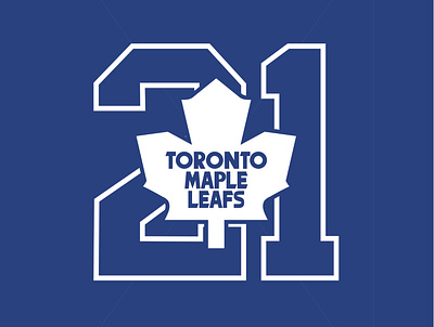 Börje Salming (Toronto Maple Leafs) 21 brand canada design graphic design halloffame hockey ice identity illustration leafs logo maple leafs nhl pioneer sverige sweden toronto trekronor visual