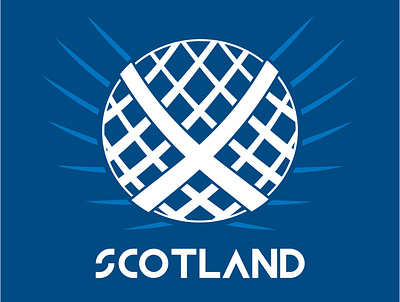 Scotland brand branding cross design europe graphic design identity illustration logo saltire scot scotland st andrews thistle travel ui visual