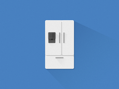 Fridge Icon flat fridge ge graphics icon sketch3