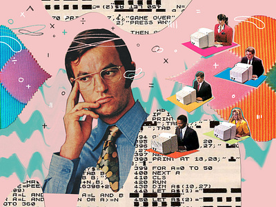 Collage Illustration for Betaworks