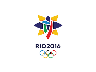 Rio 2016 games logo logos logotype mark olympic rio statue sun symbol
