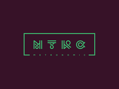 MTRC (Metronomic) c letter logo logotype m music r rune t type