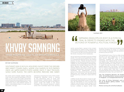 WUPP Spread adobe indesign cambodia design layout layout design magazine magazine design phnom penh