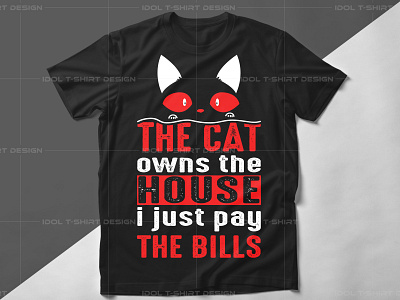 Cat T shirt Design | T shirt Design for cat lover