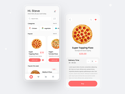 Pizza | App Design