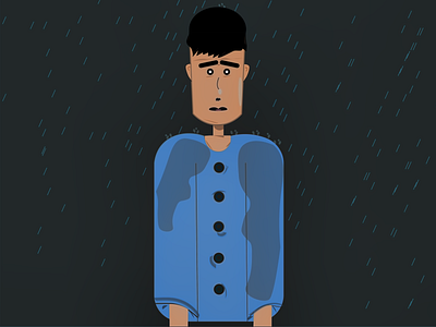 Lonely Guy design illustraion illustrator vector