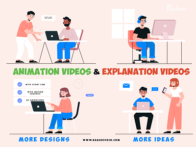 Animated Explanation Videos 2danimation 3d animation catchy explanatory video interesting vector illustration