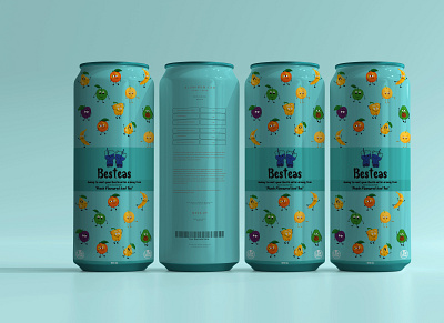 Packaging Design for Besteas, an iced tea brand adobe branding design graphic design illustration logo typography vector