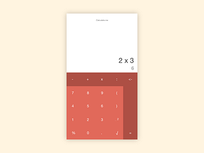 Simple Calculator - Daily UI #004 adobe xd calculator clean clean app dailyui design graphicdesign red simple simple clean interface simplified ui