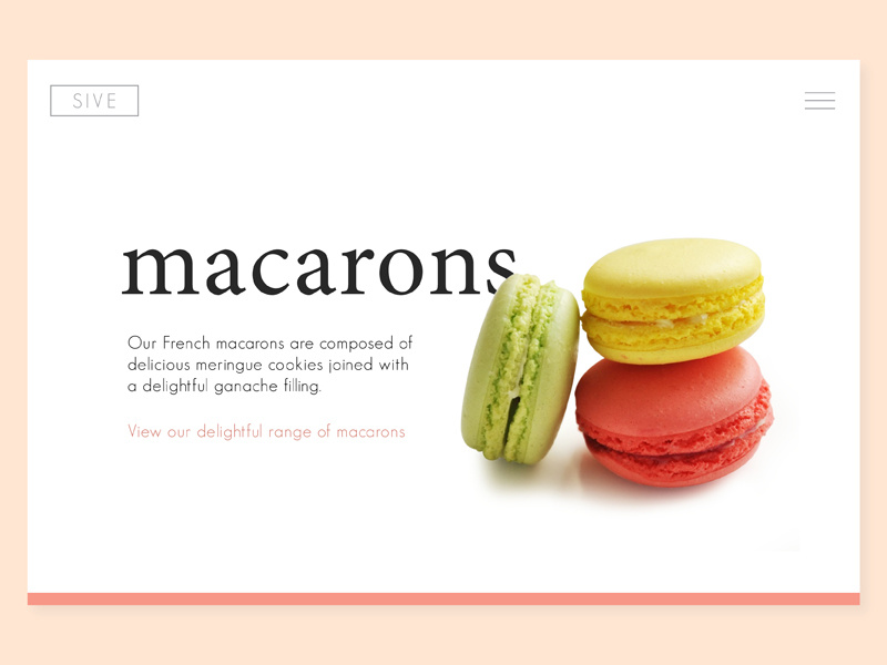 Daily UI 003 - Landing Page food website ux ui landing page dailyui web design web 003