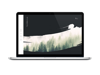 Ryo Website art clean minimalist modern ui ux web web design website