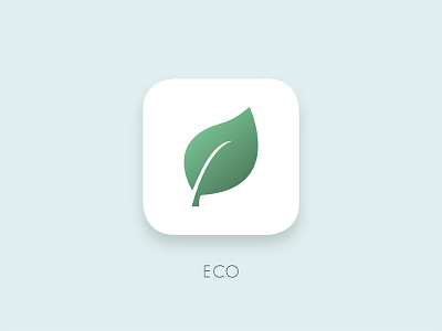 Daily UI 005 - App Icon 005 app app icon application dailyui eco icon leaf