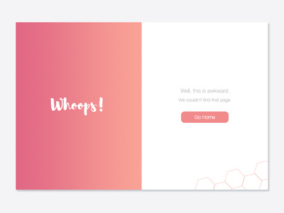 Daily UI 008 - 404 Page