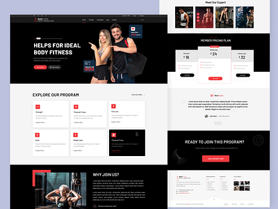 Fitness Landing Page