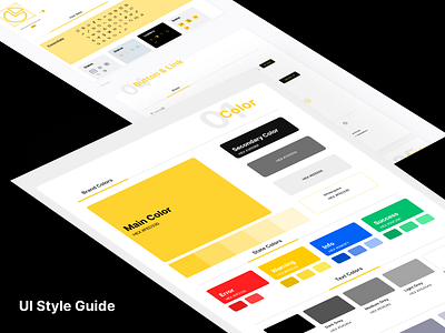 UI Style Guide | Web UI Style Guideline color style guide styleguide ui uiux