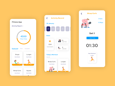 Fitness App Design