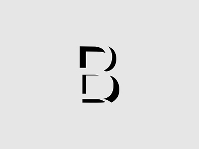 Letter B affinity designer alphabet black concept creative creative typography graphic design letter b logo design negative space simple unique
