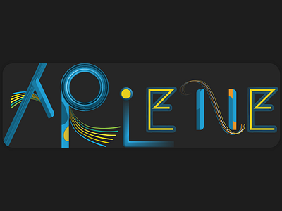 ARLENE alphabet composition custom font design english experimental font face inspiration lettering typeface typography unique