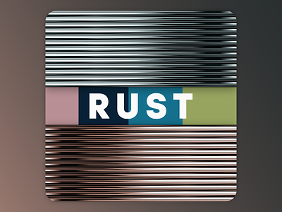 RUST 2d affinity designer colors composition experimental graphic design information technology metal photo editing pixel stretch programming language software technology typography typography inspiration vector art