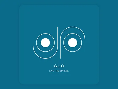 Glo Eye Hospital III brand identity company logo composition concept creative design eye hospital eyes geometric graphic design health hospital logo inspiration logo design logotype medical symmetry two color