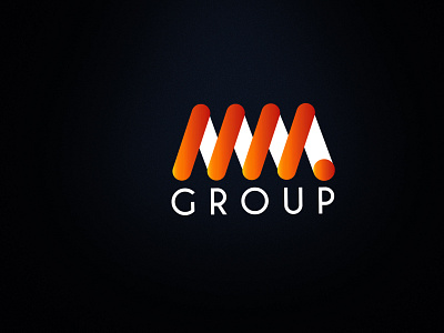 MM Group Minimal logo design