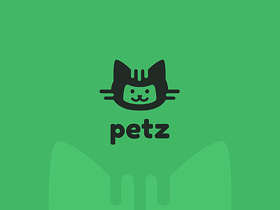 Petz.ru - astronaut cat astronaut banding cat character cosmos green identity kitten logo space