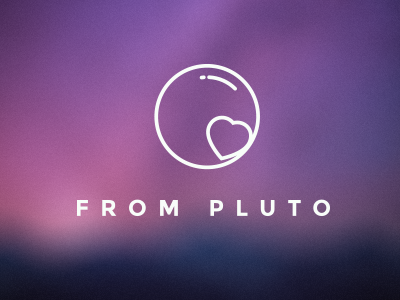 From Pluto logo logotype pluto