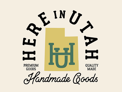 Here In Utah Branding Package logo