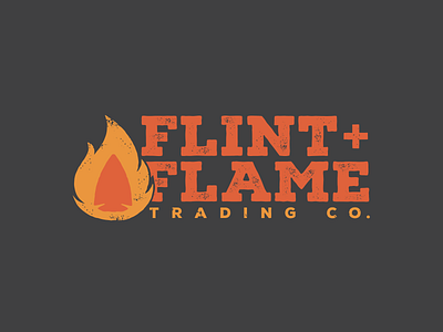 Flint + Flame Logo logo
