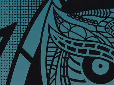 Owl Tease alchemy design graphic design illustration overseer owl poster print screenprint