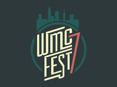 WMCFest 7 cleveland design illustration ohio t shirt type typography wmcfest